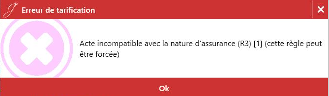 Ce message apparaît à la validation d'une feuille de soins ou dans Acompte. Il signifie qu'il reste d'anciens actes en D (dus) ou T (télétransmis) dans l'his…