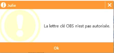 Ce message apparaît à la génération de la feuille de soins