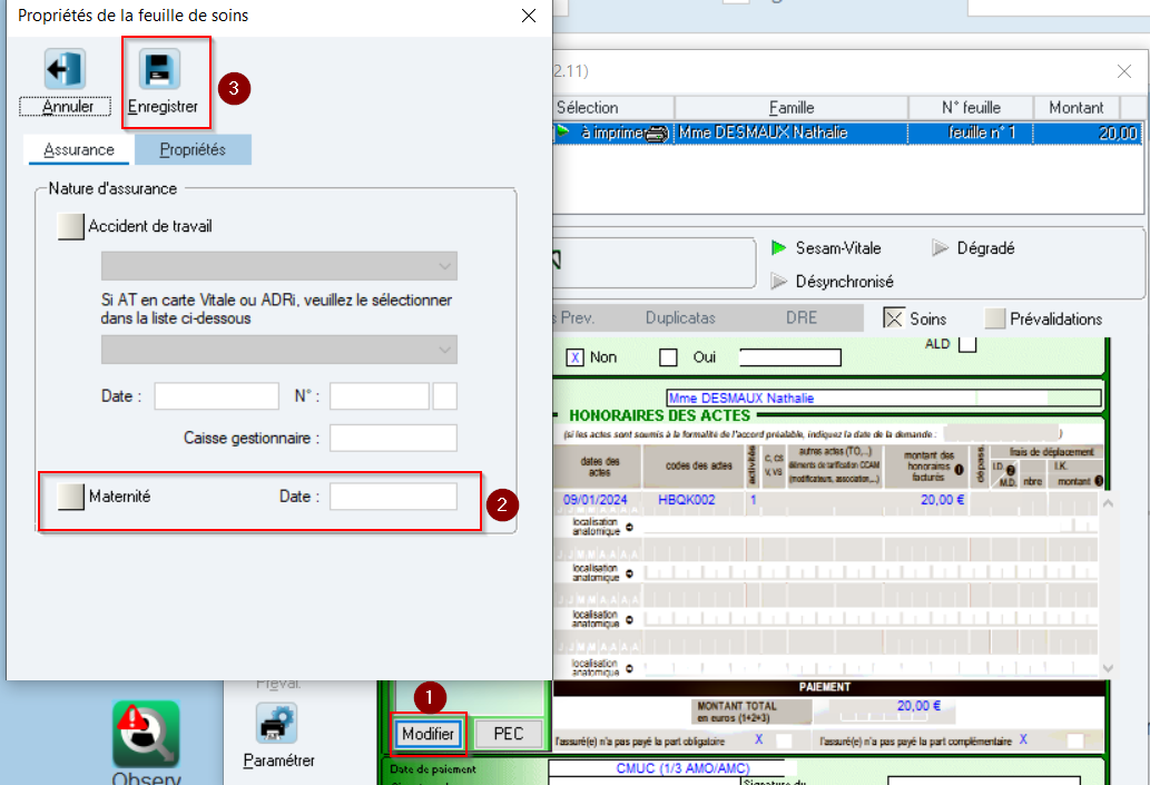 Cliquez sur Enregistrer