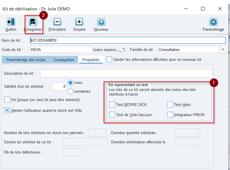 Cliquez sur Enregistrer