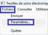 Ouvrez le menu Fichiers > Paramètres