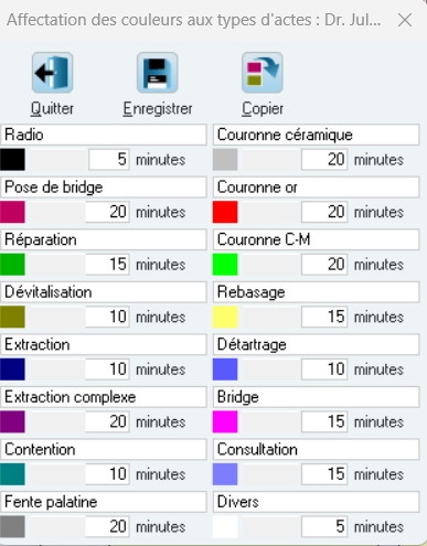 Personnalisez-les, puis cliquez sur Enregistrer et Quitter
