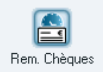 Les chèques de cette remise reviennent automatiquement dans Rem. Chèques