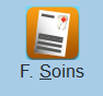 Cliquez sur F. Soins