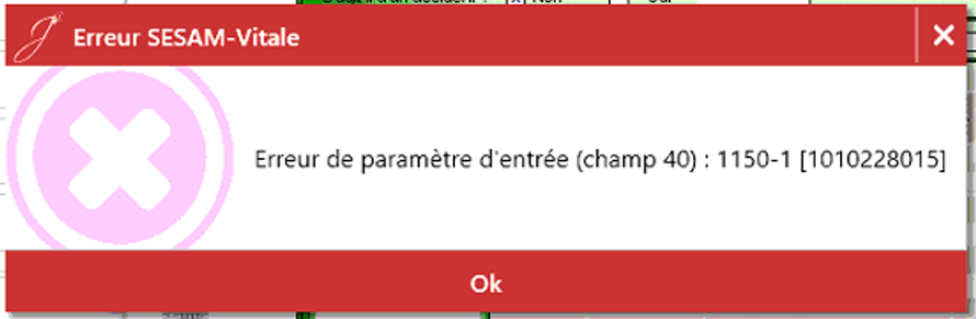 Cette erreur peut apparaître à la génération de la FSE, quand une carte CPS est utilisée alors que le mode désynchronisé est sélectionné