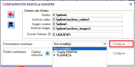 Cliquez sur Configurer